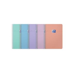 Oxford Smart Pastel Notebook Ruled Assorted A5 (Pack of 5) 400187022