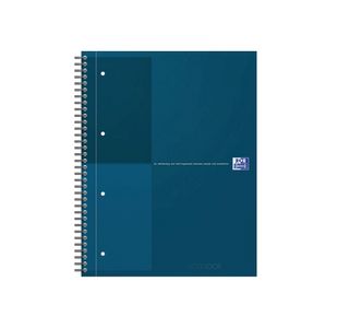 Oxford Hardback Wirebound Notebook 160 Pages Special Edition A4+ Blue 400194461-S