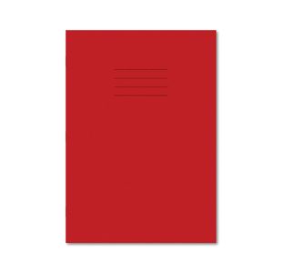 Hamelin Exercise Book 8mm Lined 80 Page A4 Red (Pack of 50) 100103371