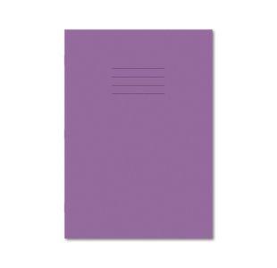 Hamelin Exercise Book 8mm Lined 80 Page A4 Purple (Pack of 50) 100102203