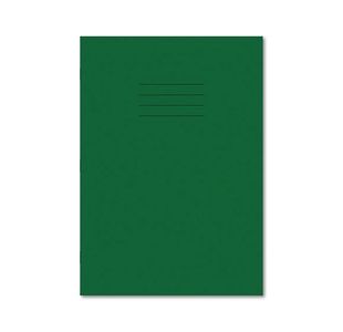 Hamelin Exercise Book 8mm Lined 80 Page A4 Dark Green (Pack of 50) 100101168