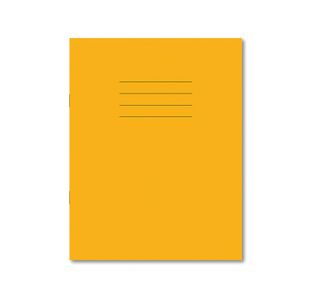 Hamelin Exercise Book 8mm Lined 80 Page 229x178mm Yellow (Pack of 100) 100105431