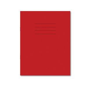 Hamelin Exercise Book 8mm Lined 80 Page 229x178mm Red Pack of 100 100103619