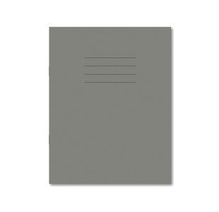 Hamelin Exercise Book 8mm Lined 80 Page 229x178mm Grey (Pack of 100) 100100132