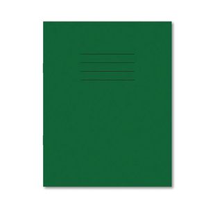 Hamelin Exercise Book 8mm Lined 80 Page 229x178mm Dark Green (Pack of 100) 100101417