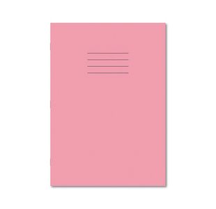 Hamelin Exercise Book 8mm Lined 80 Page A4 Pink (Pack of 50) 100100985
