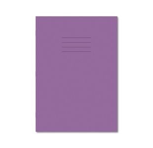 Hamelin Exercise Book 8mm Lined 64 Page A4 Purple (Pack of 50) 100106010
