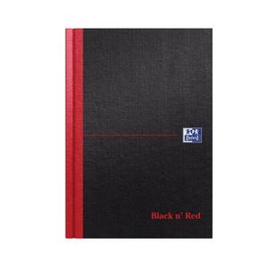 Black n' Red Casebound Hardback Single Cash Book A5 (Pack of 5) 100080414