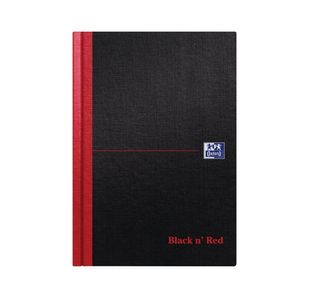 Black n' Red Casebound Hardback Notebook 192 Pages A5 (Pack of 5) 100080459