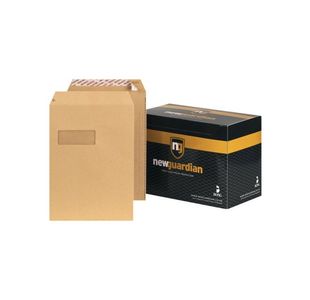 New Guardian C4 Envelope Window Peel/Seal Manilla (Pack of 250) F24203