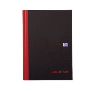 Black n' Red Casebound Hardback A-Z Notebook 192 Pages A5 (Pack of 5) 100080491