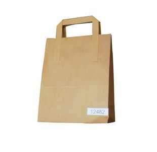 Paper Takeaway Bag Brown (250 Pack) BAG-SPIC01-A