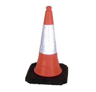 Red Weighted Traffic Cone With Reflective Sleeve 750mm JAA060220654