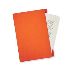 Guildhall Square Cut Folder Mediumweight Foolscap Orange (Pack of 100) FS250-ORGZ