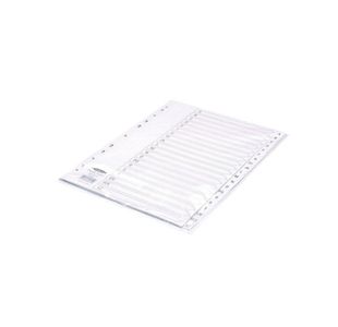 Concord 20-Part A-Z Index Polypropylene A4 White 64601