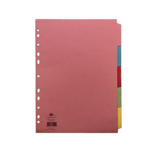 Concord Divider 5-Part A4 160gsm Multicoloured 71199/J11