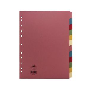 Concord Divider 12-Part A4 160gsm Multicoloured 71499/J14