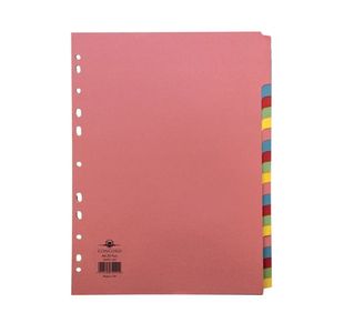 Concord Divider 20-Part A4 160gsm Multicoloured 74099/J40