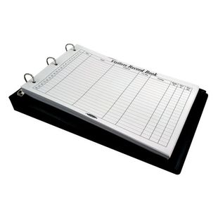 Concord Visitor Record Book Black 85710/CD14