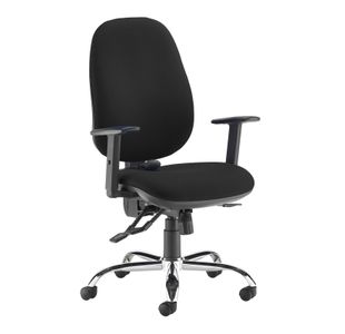 Jota Ergo 24hr ergonomic asynchro task chair - black