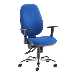 Jota Ergo 24hr ergonomic asynchro task chair - blue