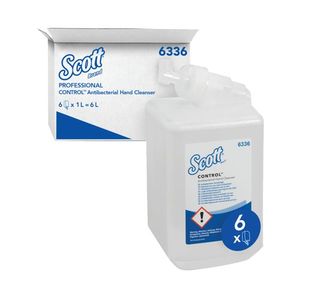 Scott Antibacterial Hand Soap Refill 1 Litre (Pack of 6) 6336