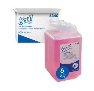 Kleenex Aqua Foam Hand Soap Refill Pink 1 Litre (Pack of 6) 6340