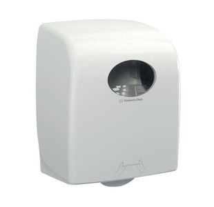 Aquarius Rolled Hand Towel Dispenser White 7375
