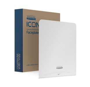 Kimberly Clark ICON Faceplate For Automatic Rolled Hand Towel Dispenser White Mosaic 58770