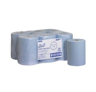 Scott Slimroll Hand Towel Roll Blue 165m (Pack of 6) 6658