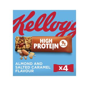 Kelloggs High Protein Almond and Salted Caramel Flavour Snack Bars 35g (Pack of 16) 7100784000