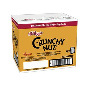 Kelloggs Crunchy Nut 460g Bag (Pack of 4) 5103298000