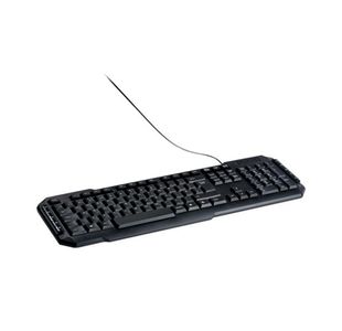 Q-Connect Ergonomic Wired Keyboard Black KF00779