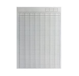 Q-Connect 8-Column Analysis Pad A4 KF01082