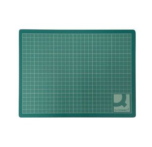 Q-Connect Cutting Mat Non-Slip PVC A2 Green KF01137