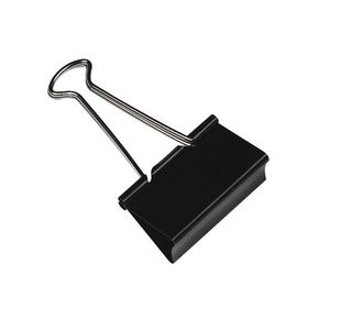 Q-Connect Foldback Clip 19mm Black (Pack of 10) KF01282