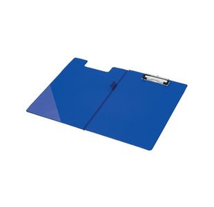 Q-Connect PVC Foldover Clipboard Foolscap Blue KF01301