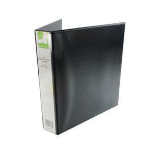 Q-Connect Presentation 40mm 4D Ring Binder A4 Black KF01332