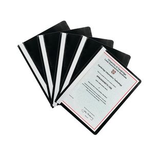 Q-Connect Project Folder A4 Black (Pack of 25) KF01453