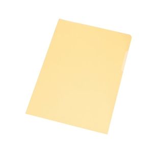 Q-Connect Cut Flush Folder A4 Yellow (Pack of 100) KF01487