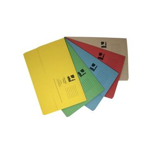 Q-Connect Document Wallets Foolscap Assorted (50 Pack) KF01490