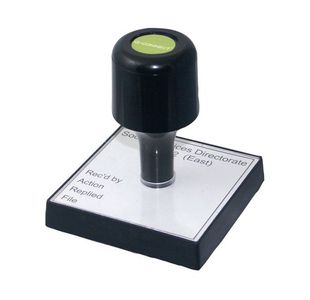 Q-Connect Voucher for Custom Rubber Stamp 75x35mm KF02102