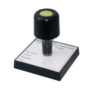 Q-Connect Voucher for Custom Rubber Stamp 90x55mm KF02104