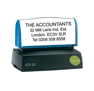 Q-Connect Voucher for Custom Pre-Inked Stamp 57x20mm KF02106