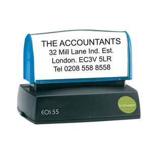 Q-Connect Voucher for Custom Pre-Inked Stamp 72x35mm KF02107