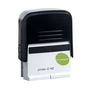 Q-Connect Voucher for Custom Self-Inking Stamp 57x20mm KF02112