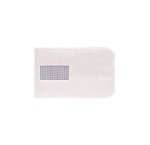 Q-Connect C5 Envelopes Window Pocket Peel and Seal 100gsm White (Pack of 500) KF03290