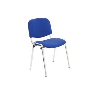 Jemini Ultra Multipurpose Stacking Chair 532x585x805mm Chrome/Blue KF03349