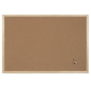 Q-Connect Lightweight Cork Noticeboard 900x1200mm KF03568