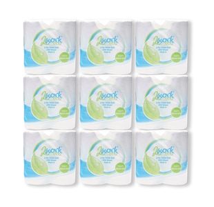 2Work Recycled Toilet Roll 2-Ply 200 Sheets (Pack of 36) KF03809